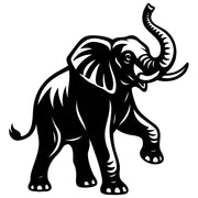 Elephant DXF File – CNC Cutting Design | AWELEPHANT329