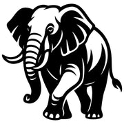 Elephant DXF File – CNC Cutting Design | AWELEPHANT337