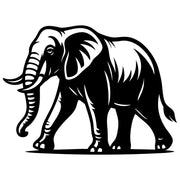 Elephant DXF File – CNC Cutting Design | AWELEPHANT338