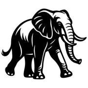 Elephant DXF File – CNC Cutting Design | AWELEPHANT343