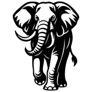 Elephant DXF File – CNC Cutting Design | AWELEPHANT349