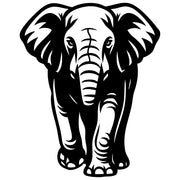 Elephant DXF File – CNC Cutting Design | AWELEPHANT350