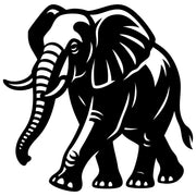 Elephant DXF File – CNC Cutting Design | AWELEPHANT353