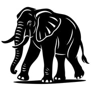 Elephant DXF File – CNC Cutting Design | AWELEPHANT358