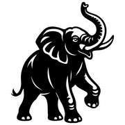 Elephant DXF File – CNC Cutting Design | AWELEPHANT363