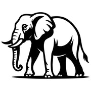 Elephant DXF File – CNC Cutting Design | AWELEPHANT378