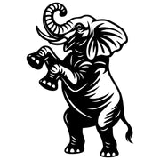 Elephant DXF File – CNC Cutting Design | AWELEPHANT383