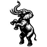 Elephant DXF File – CNC Cutting Design | AWELEPHANT393