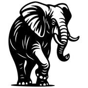 Elephant DXF File – CNC Cutting Design | AWELEPHANT407