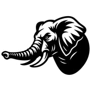 Elephant Head DXF File – CNC Cutting Design | AWELEPHANT442