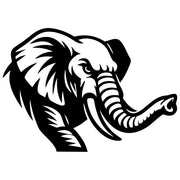 Elephant Head DXF File – CNC Cutting Design | AWELEPHANT445