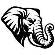 Elephant Head DXF File – CNC Cutting Design | AWELEPHANT447