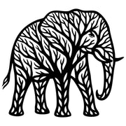 Elephant Tree DXF File – CNC Cutting Design | AWELEPHANT103