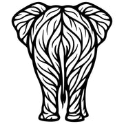 Elephant Tree DXF File – CNC Cutting Design | AWELEPHANT158