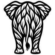 Elephant Tree DXF File – CNC Cutting Design | AWELEPHANT161