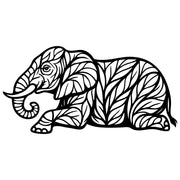 Elephant Tree DXF File – CNC Cutting Design | AWELEPHANT166