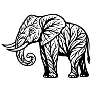 Elephant Tree DXF File – CNC Cutting Design | AWELEPHANT185
