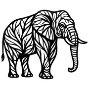 Elephant Tree DXF File – CNC Cutting Design | AWELEPHANT186