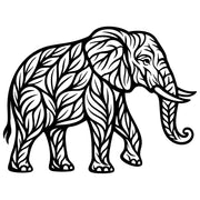 Elephant Tree DXF File – CNC Cutting Design | AWELEPHANT193