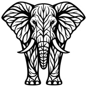 Elephant Tree DXF File – CNC Cutting Design | AWELEPHANT196