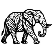 Elephant Tree DXF File – CNC Cutting Design | AWELEPHANT201
