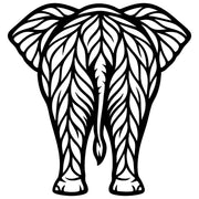 Elephant Tree DXF File – CNC Cutting Design | AWELEPHANT210