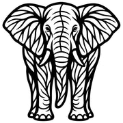 Elephant Tree DXF File – CNC Cutting Design | AWELEPHANT211