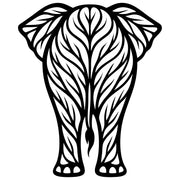 Elephant Tree DXF File – CNC Cutting Design | AWELEPHANT216
