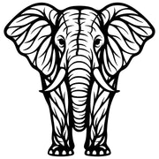 Elephant Tree DXF File – CNC Cutting Design | AWELEPHANT227