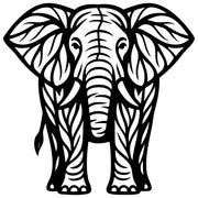 Elephant Tree DXF File – CNC Cutting Design | AWELEPHANT235