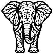 Elephant Tree DXF File – CNC Cutting Design | AWELEPHANT236