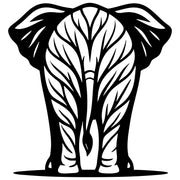 Elephant Tree DXF File – CNC Cutting Design | AWELEPHANT240