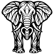 Elephant Tree DXF File – CNC Cutting Design | AWELEPHANT249