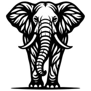 Elephant Tree DXF File – CNC Cutting Design | AWELEPHANT260