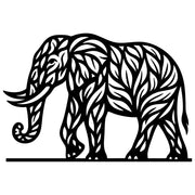 Elephant Tree DXF File – CNC Cutting Design | AWELEPHANT268