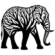 Elephant Tree DXF File – CNC Cutting Design | AWELEPHANT9