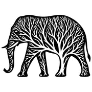 Elephant Tree DXF File – CNC Cutting Design | AWELEPHANT93
