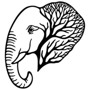 Elephant Tree Head DXF File – CNC Cutting Design | AWELEPHANT25