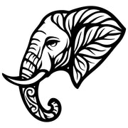 Elephant Tree Head DXF File – CNC Cutting Design | AWELEPHANT250