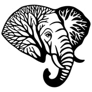 Elephant Tree Head DXF File – CNC Cutting Design | AWELEPHANT26