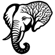 Elephant Tree Head DXF File – CNC Cutting Design | AWELEPHANT33
