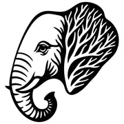 Elephant Tree Head DXF File – CNC Cutting Design | AWELEPHANT35