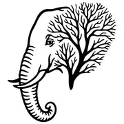 Elephant Tree Head DXF File – CNC Cutting Design | AWELEPHANT48