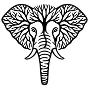 Elephant Tree Head DXF File – CNC Cutting Design | AWELEPHANT58