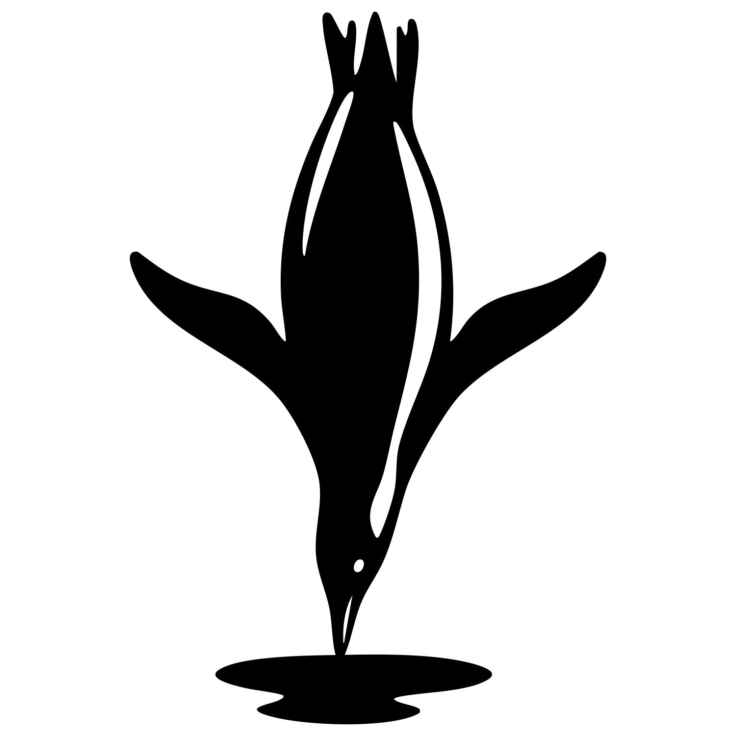 Emperor Penguin DXF File – CNC Cutting Design | ABPENGUIN14