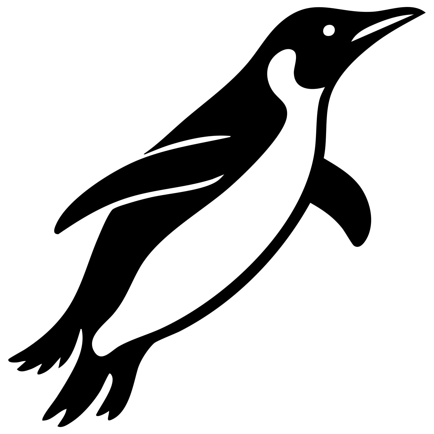 Emperor Penguin DXF File – CNC Cutting Design | ABPENGUIN49