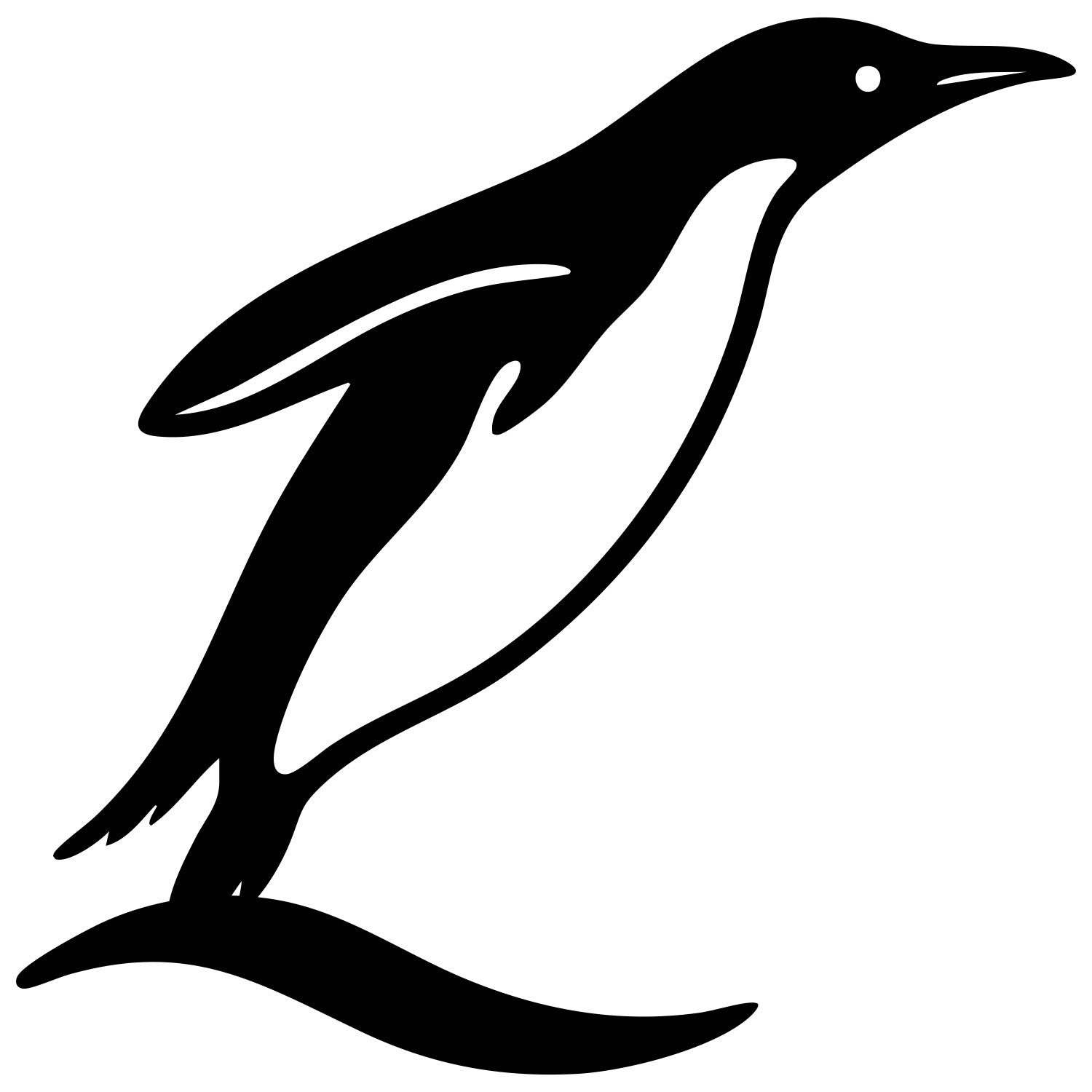 Emperor Penguin DXF File – CNC Cutting Design | ABPENGUIN8