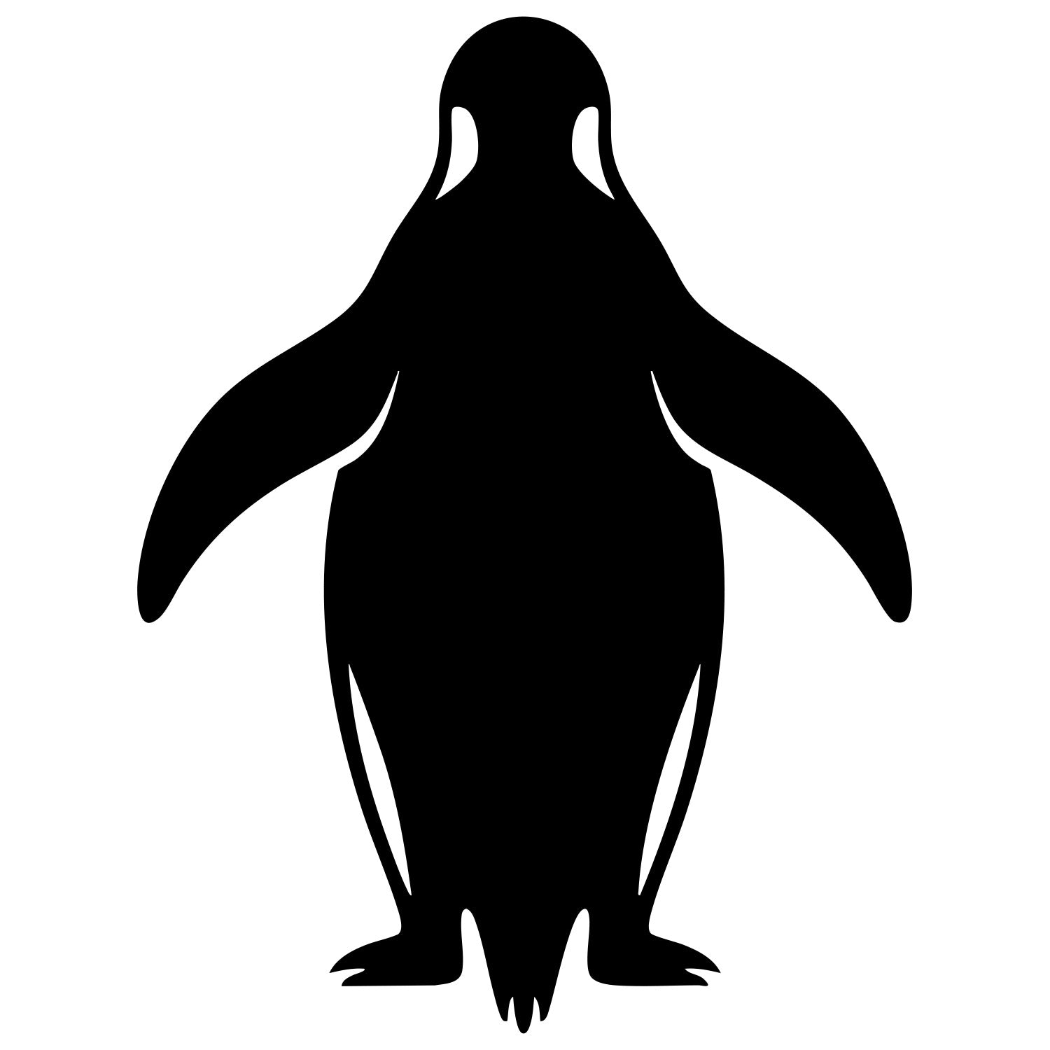 Emperor Penguin DXF File – CNC Cutting Design | ABPENGUIN96