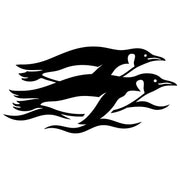 Emperor Penguin Family DXF File – CNC Cutting Design | ABPENGUIN107