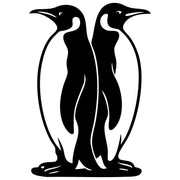 Emperor Penguin Family DXF File – CNC Cutting Design | ABPENGUIN154